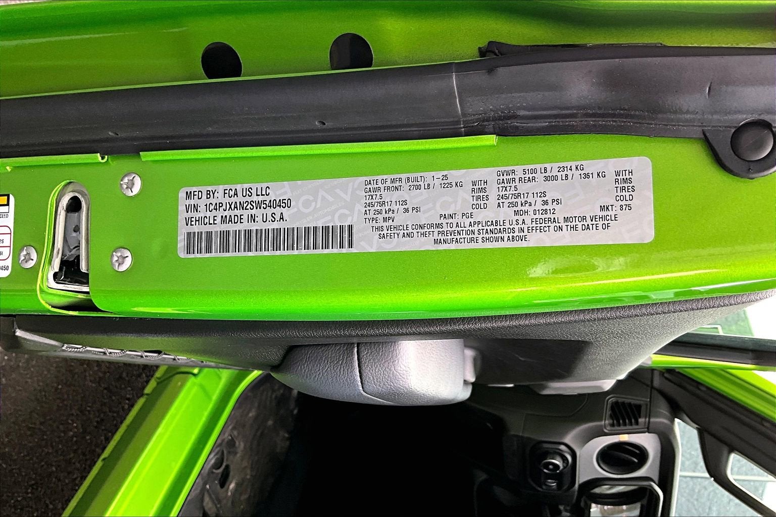 2025 Jeep Wrangler Sport S