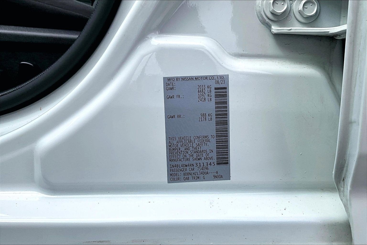 2024 Nissan Altima 2.5 SV