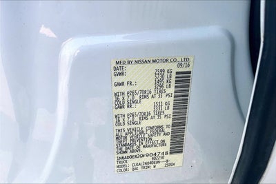 2016 Nissan Frontier SV