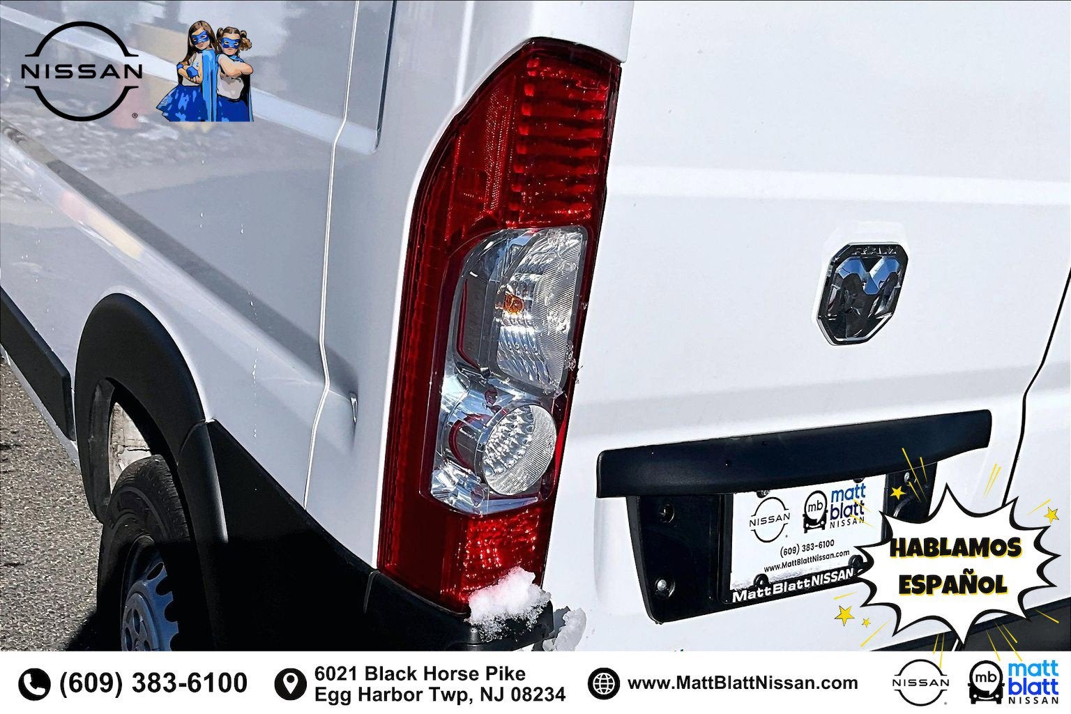 2025 RAM ProMaster Cargo Van Tradesman