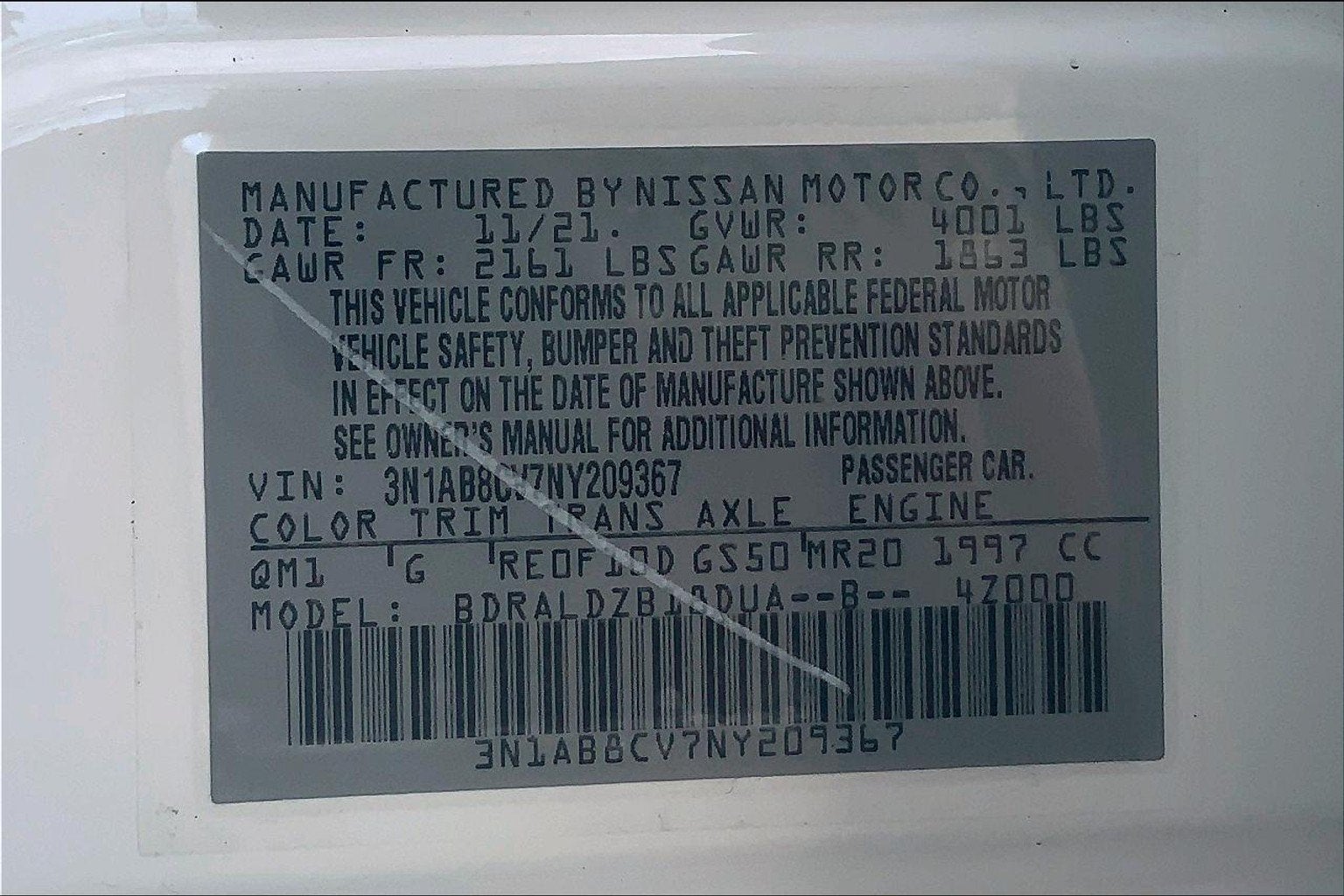 2022 Nissan Sentra SV