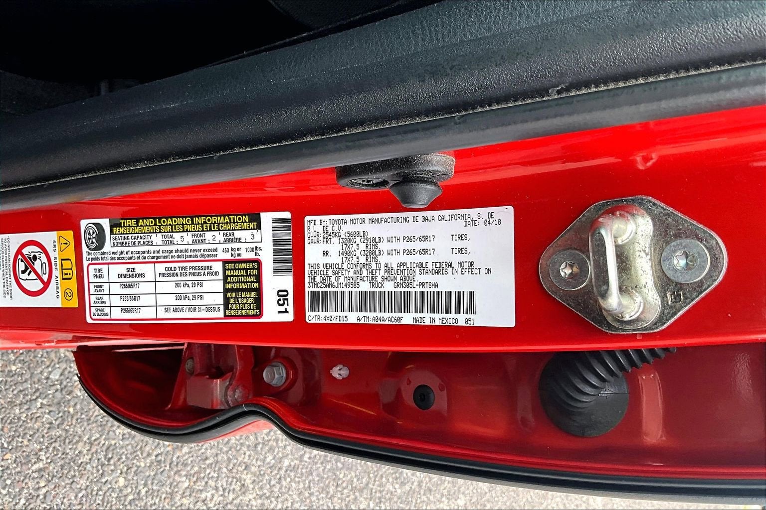 2018 Toyota Tacoma TRD Sport