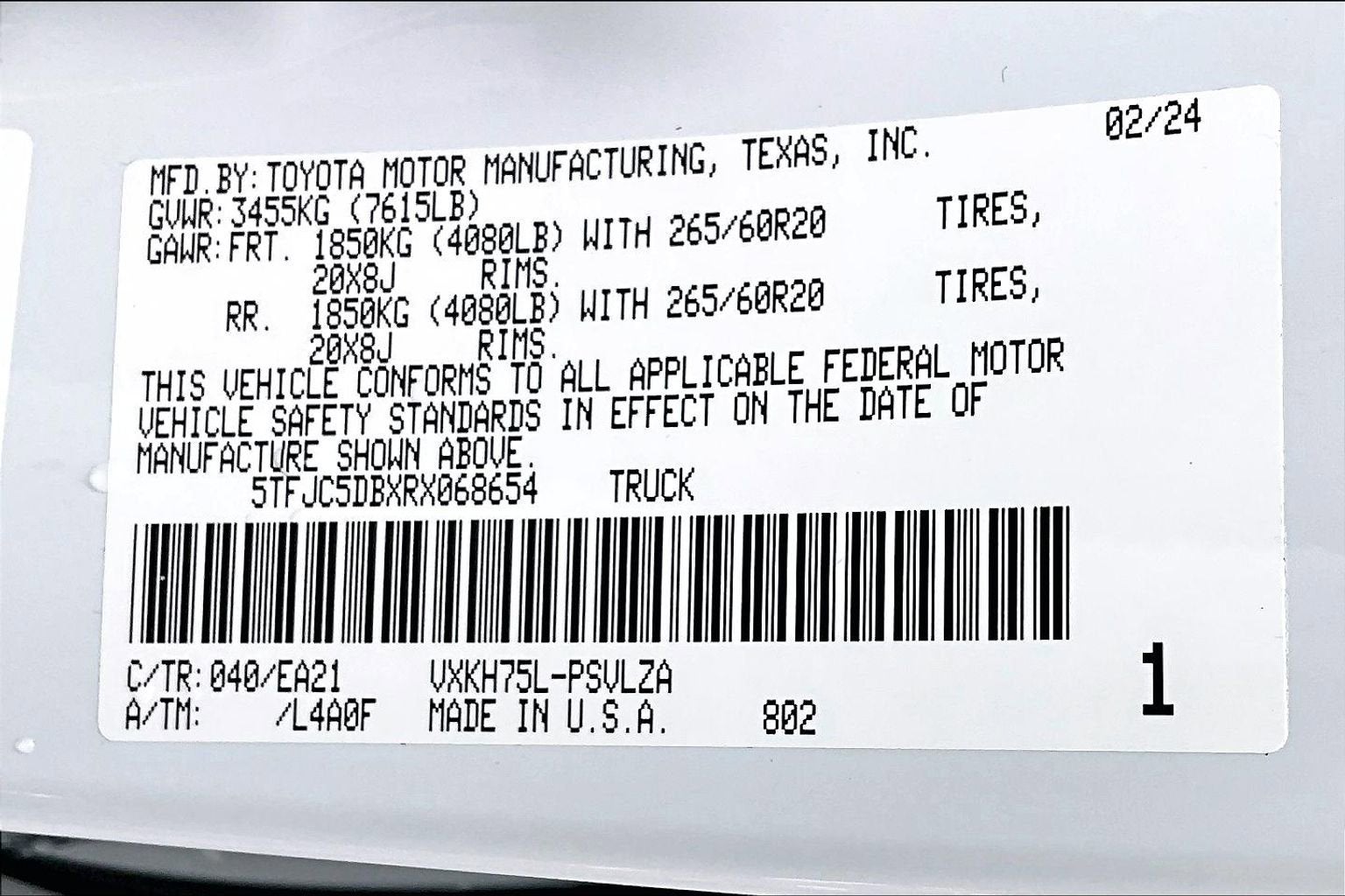 2024 Toyota Tundra 4WD Limited Hybrid