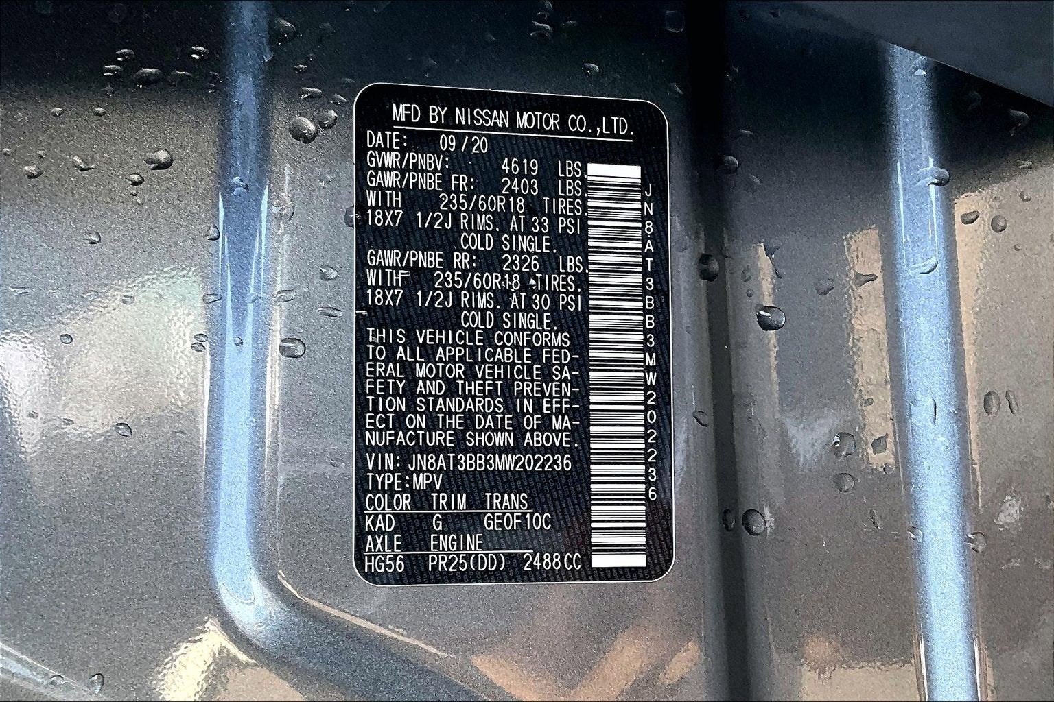 2021 Nissan Rogue SV