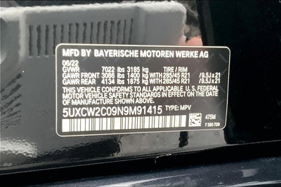 2022 BMW X7 xDrive40i