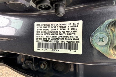 2015 Honda Civic Sedan LX