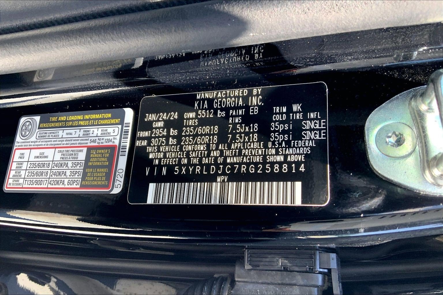 2024 Kia Sorento S