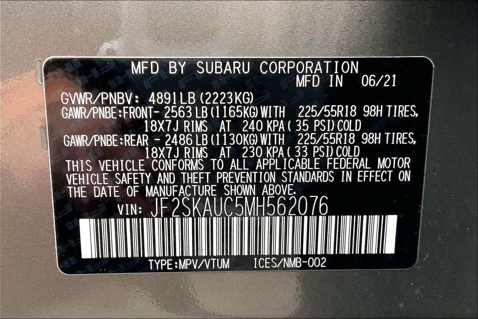 2021 Subaru Forester Limited