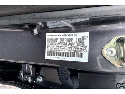 2019 Acura TLX w/Technology Pkg