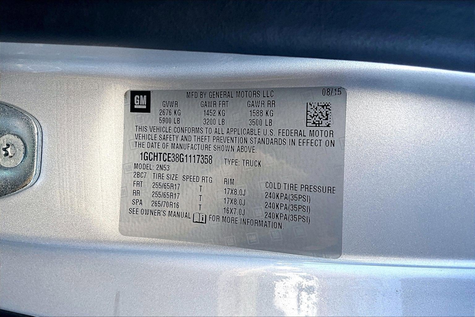 2016 Chevrolet Colorado 4WD LT