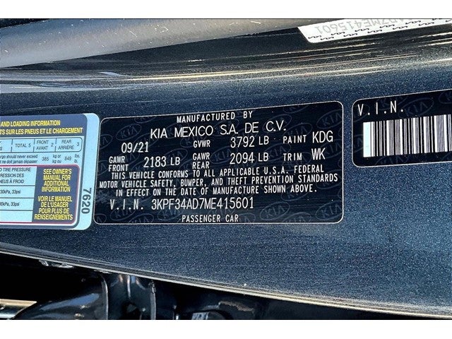 2021 Kia Forte GT-Line