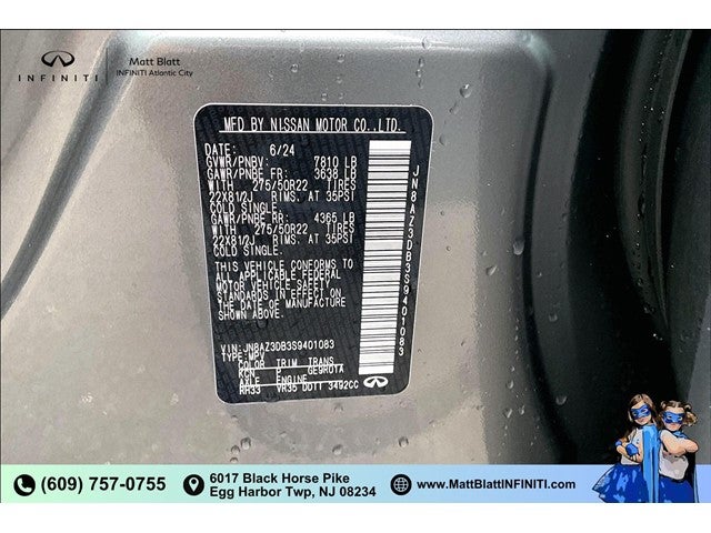2025 INFINITI QX80 Sensory 4WD