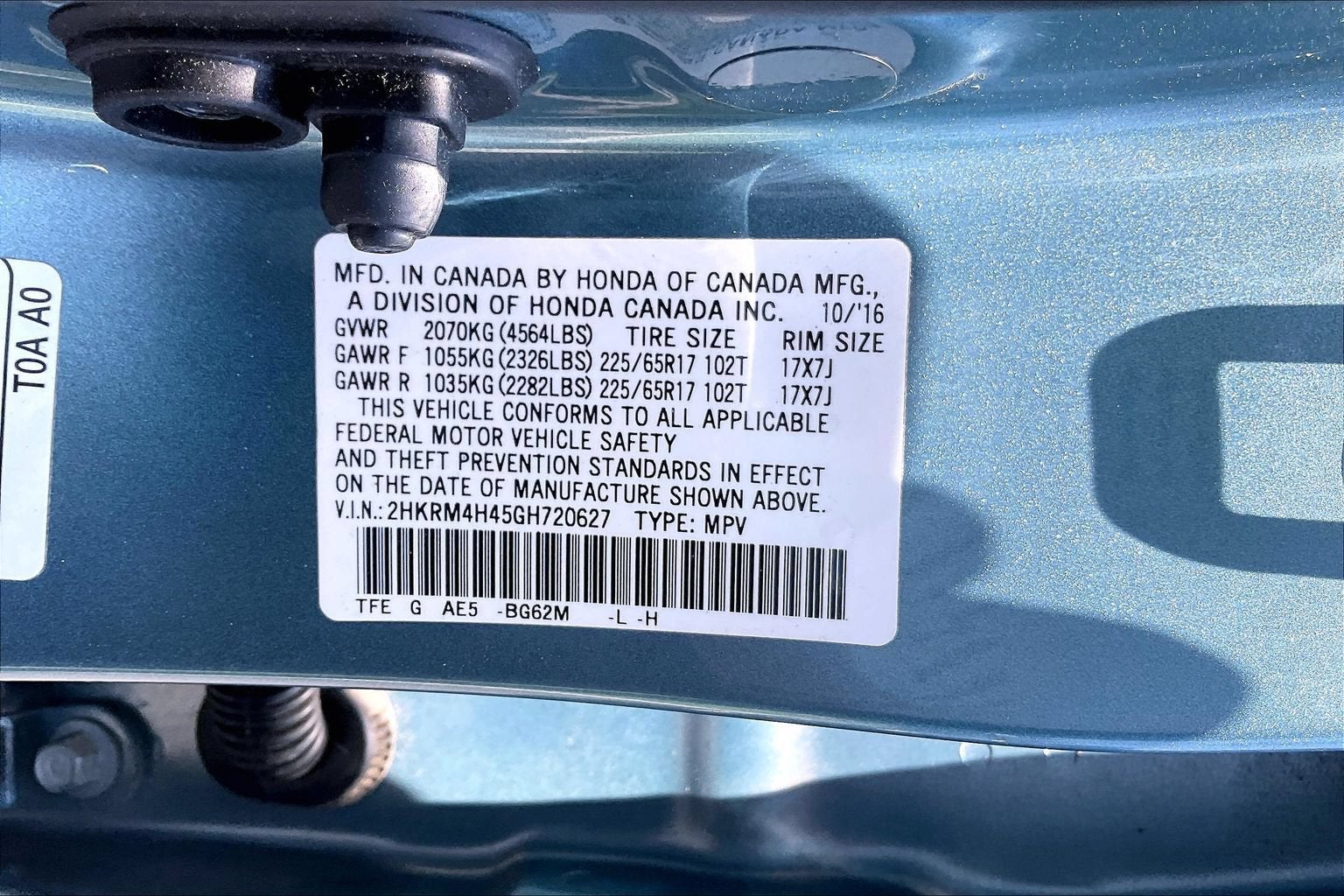 2016 Honda CR-V SE