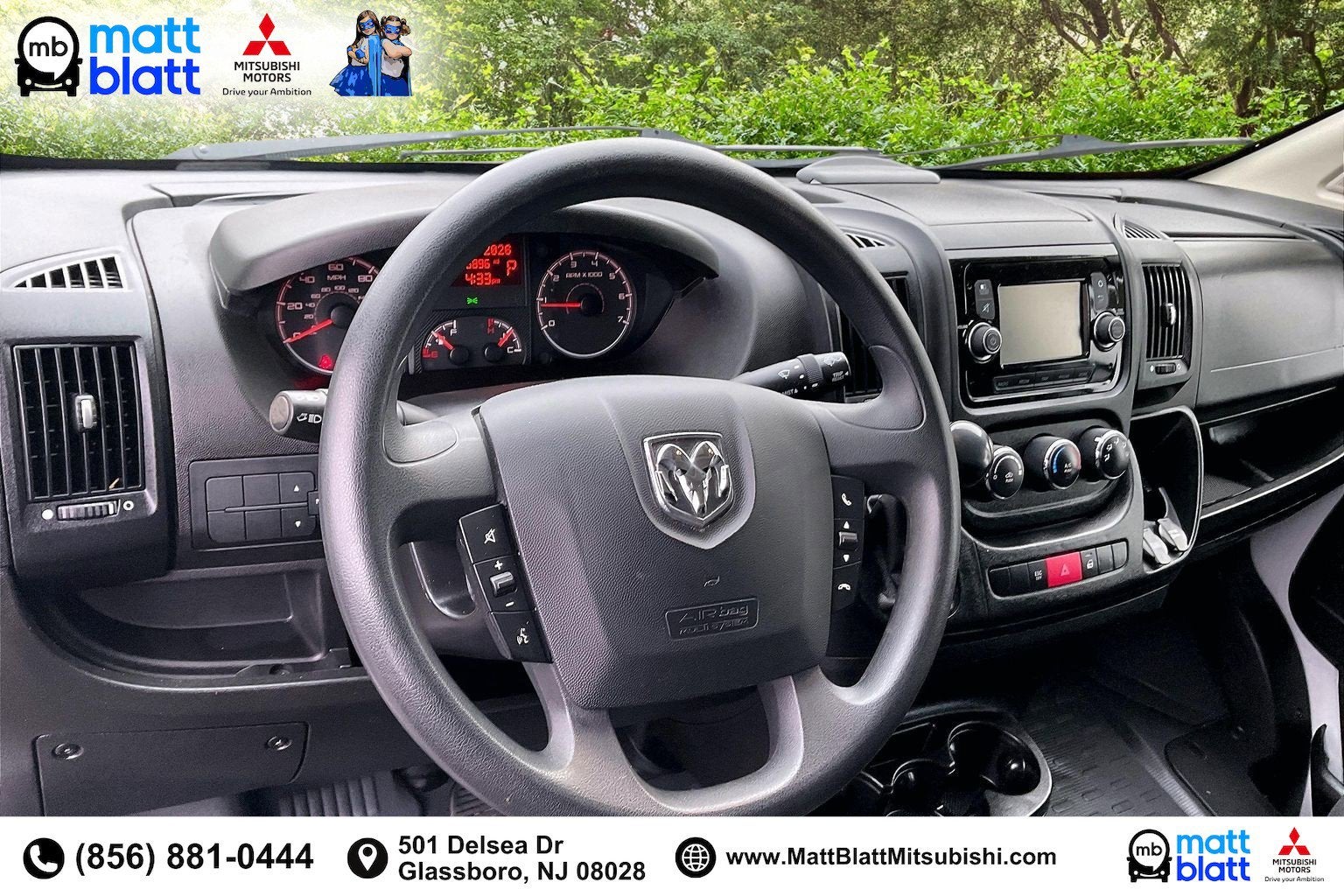 2021 RAM ProMaster Cargo Van Std Roof