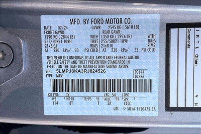 2024 Lincoln Nautilus Reserve