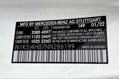 2022 Mercedes-Benz CLA CLA 250