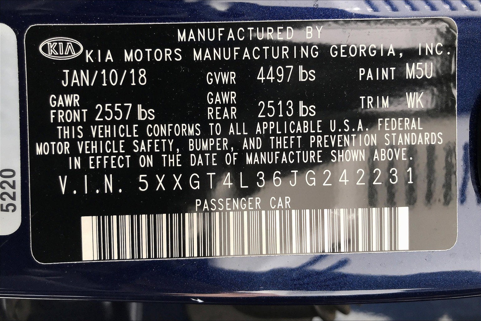 2018 Kia Optima S