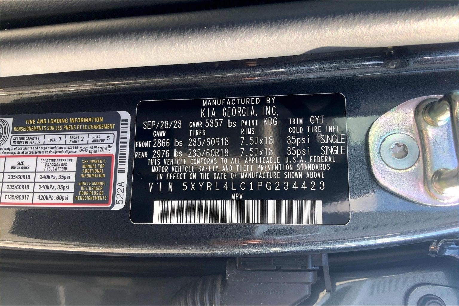 2023 Kia Sorento S